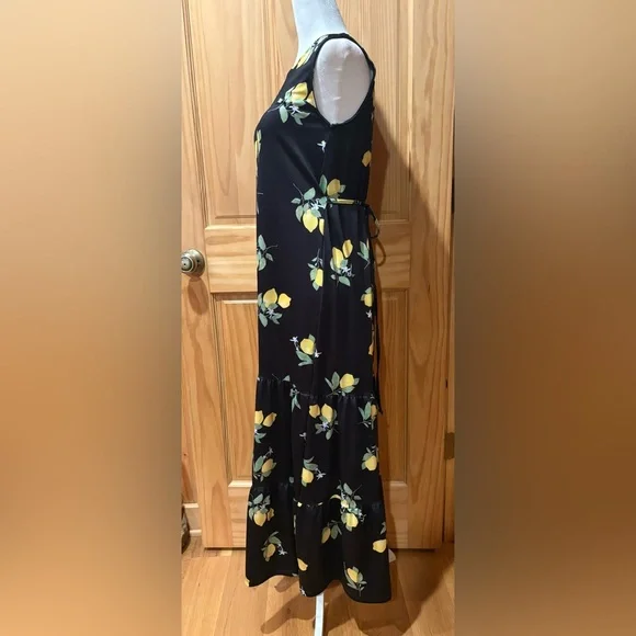 Tash + Sophie Lemon Print Midi Dress size S NWT - Picture 5 of 13